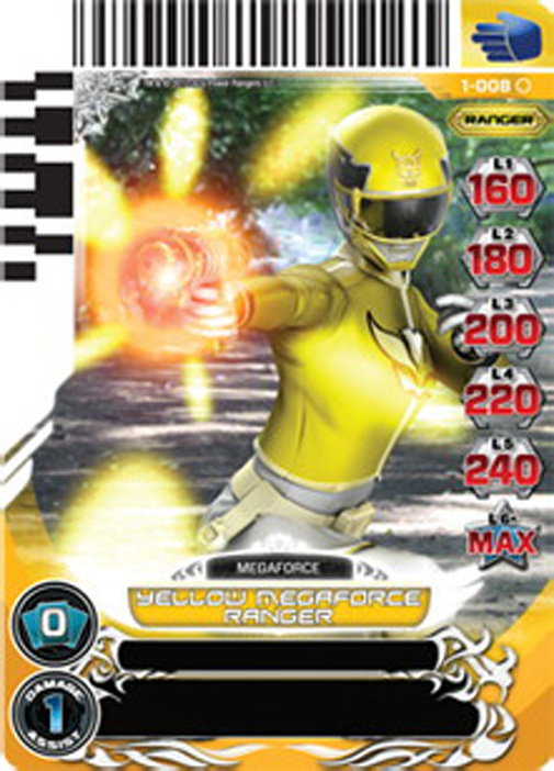 Yellow Megaforce Ranger 008